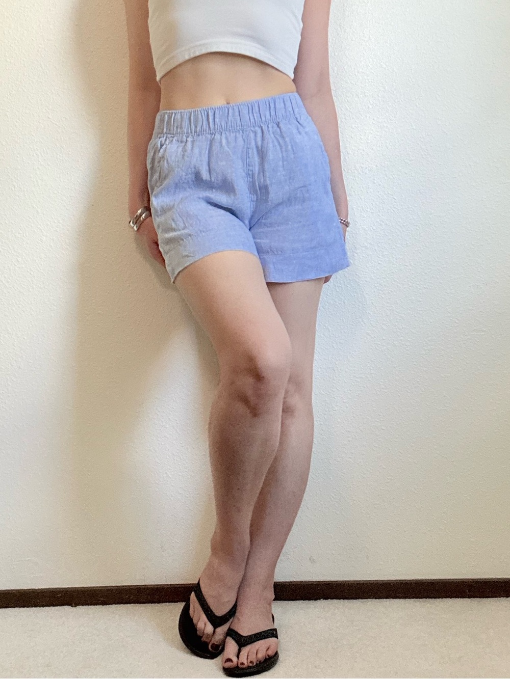 C&C California 100% Linen Shorts Casual Minimalist